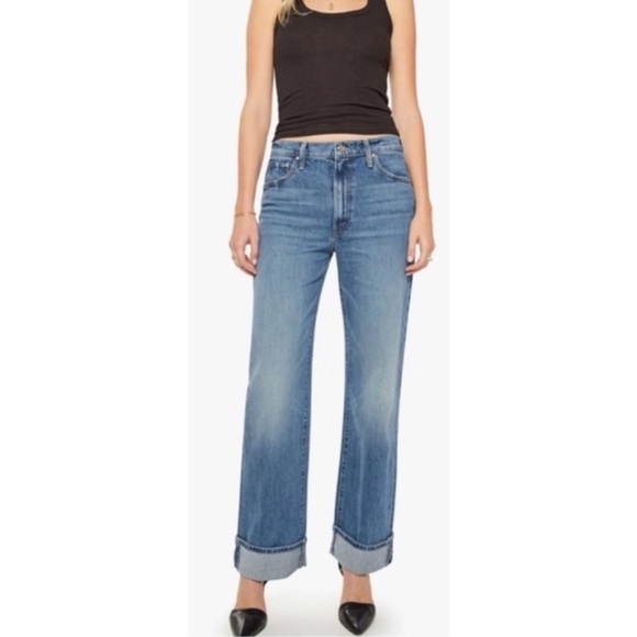 Mother The Dodger Skimp Cuff Jeans Leap of Faith Jeans 24 - Picture 10 of 15